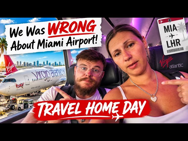 Travel day ... I was wrong about Miami .....