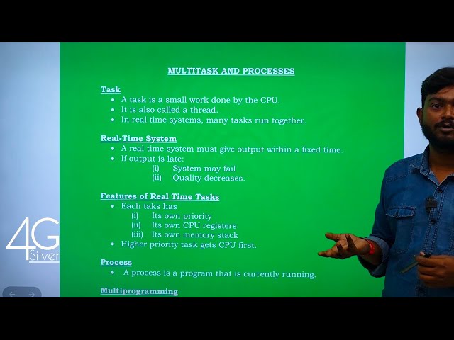 Multitasks and processes and context switching in Tamil | Embedded Systems and IoT in Tamil | Unit 2