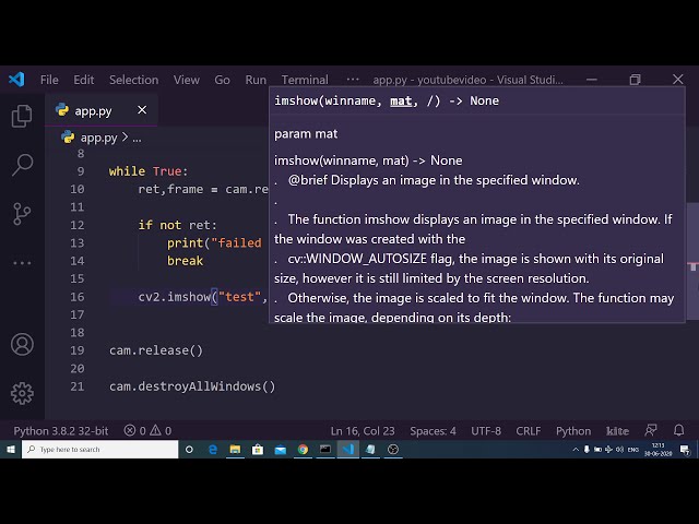 Python OpenCV Tutorial To Capture Images From Webcam Full Project For Beginners