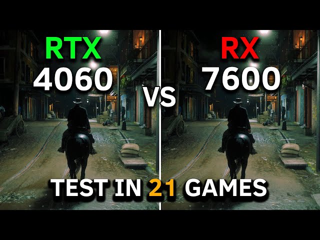 RX 7600 vs RTX 4060 | 21 Game Test at 1080p | Best Budget GPU In 2024?