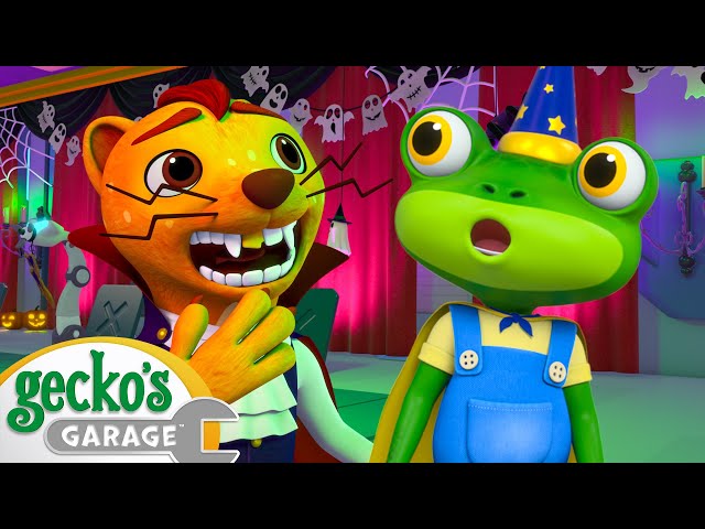 Halloween with Gecko! | Gecko's Garage | Cartoons For Kids | Toddler Fun Learning