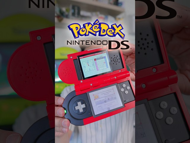 This Pokédex toy is a Nintendo DS