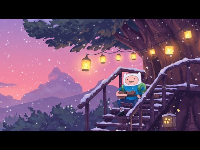 Acoustic Lofi & Snow 🎶 Cozy Lofi Radio
