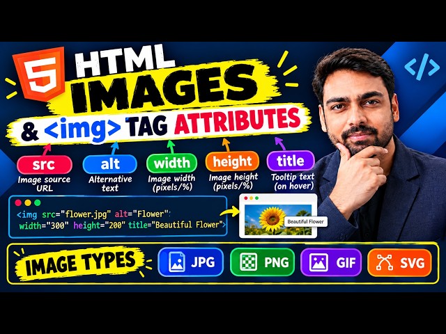 HTML Image Tag  Explained  |  img, src, alt