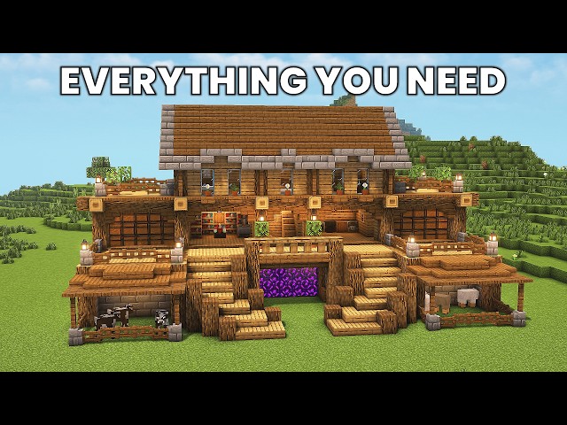 Minecraft: Ultimate Survival House Tutorial | How To Build