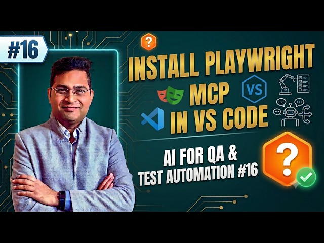 Install Playwright MCP in VS Code | AI for QA & Test Automation #16