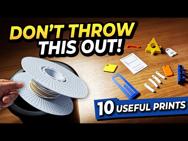 Don't Waste Your Last Bit of Filament (Print These Instead)