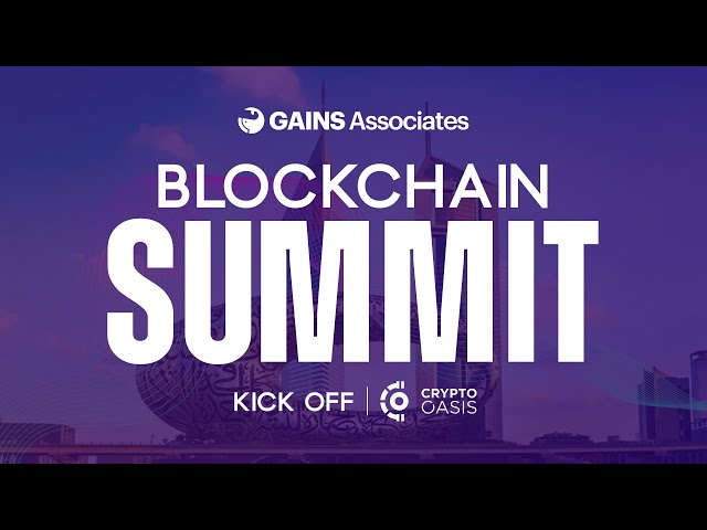 🇦🇪 Blockchain Summit: Oasis Crypto Kick Off 😎🥂