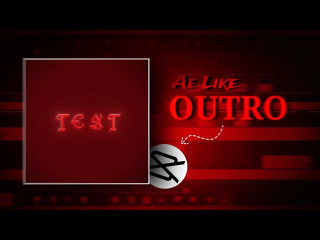 "Professional After Effects Style Outro Tutorial in Capcut"