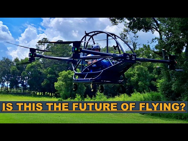 No Runway Needed! Flying the SkyTech X1 Electric Flying Machine