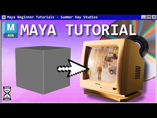 3D Modeling a CRT Monitor in Maya  - Full Tutorial