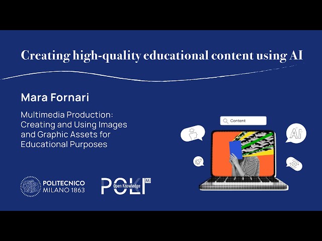 Multimedia Production: Creating and Using Images and Graphic Assets for Educational Purposes