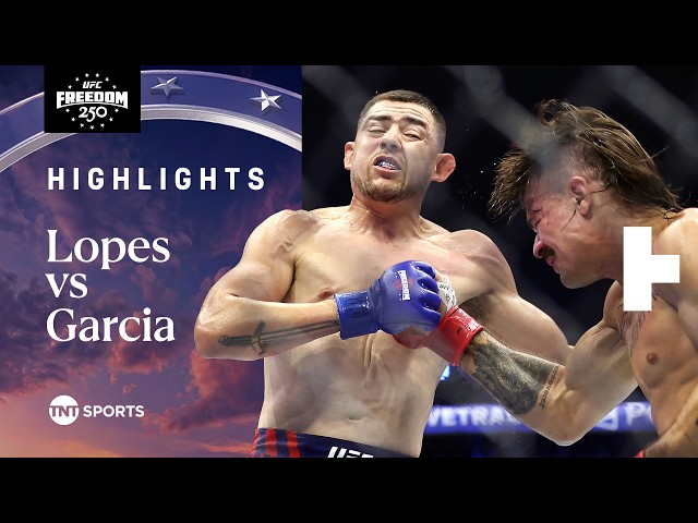 PUT TO SLEEP! 🤯💥 | Diego Lopes vs. Steve Garcia | #UFCFreedom250 Highlights
