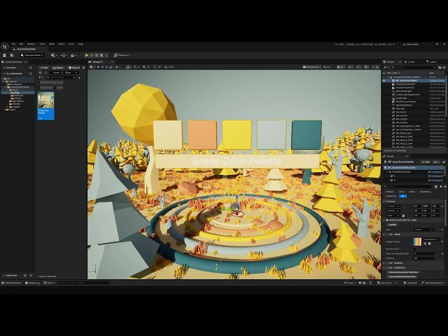Scene Color Palette - UE5 - Quick Tutorial