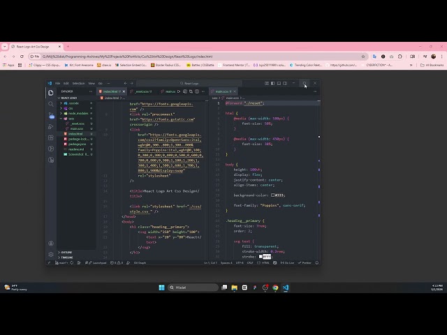 - Project 08 - CSS Art + Text Anim | Code