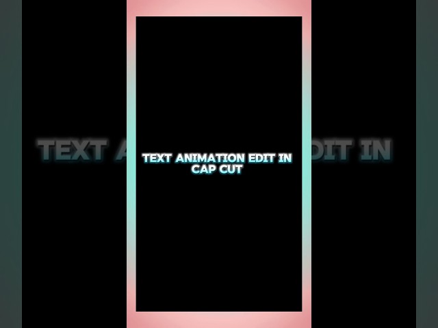 text animation tutorial In Capcut |#shorts#capcut