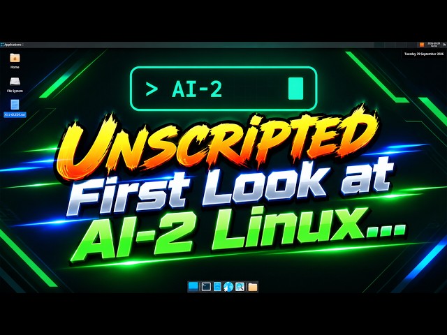 Unscripted First Look at AI-2 Linux