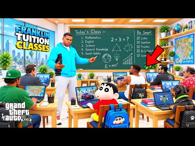 Franklin Take A Surprise Test Franklin Tuition Classes or Gift Laptop All Students in GTA V