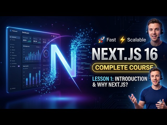 Next.js 16 Course – Lesson 1: Introduction & Why Next.js?