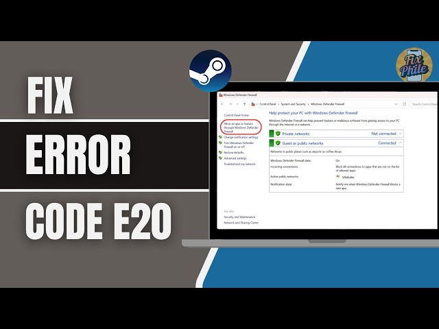 How To Fix Steam Error Code E20 (2026) | Steam E20 Error Fix