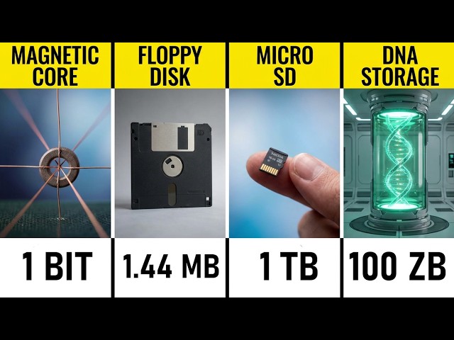 How Much Data Can Each Storage Device Hold? Bit to Zettabytes