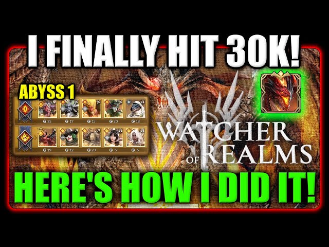 Abyss 1 Tips and Tricks - These Simple Changes Made the Difference! | Watcher of Realms
