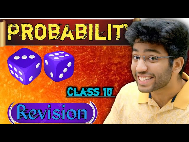 Probability | Revision | Under 30 min | Class 10th Maths | By Shobhit Bhaiya Cbse 💥🔥