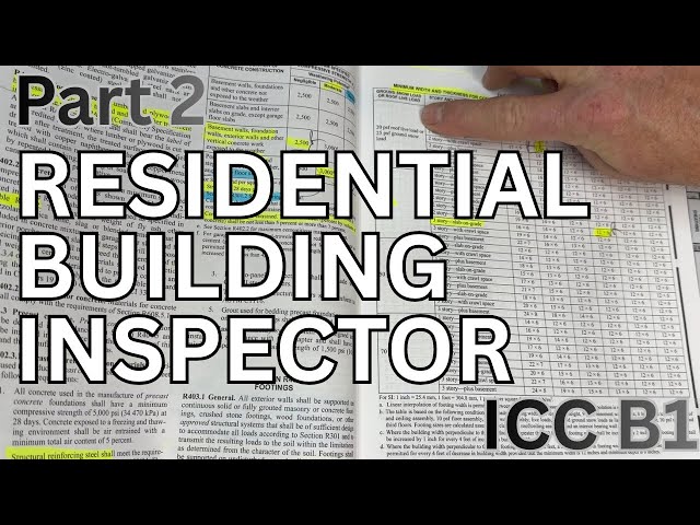 Part 2 ICC Residential Building Inspector (B1) Test Chapters 4-5 || Free online test & commentary