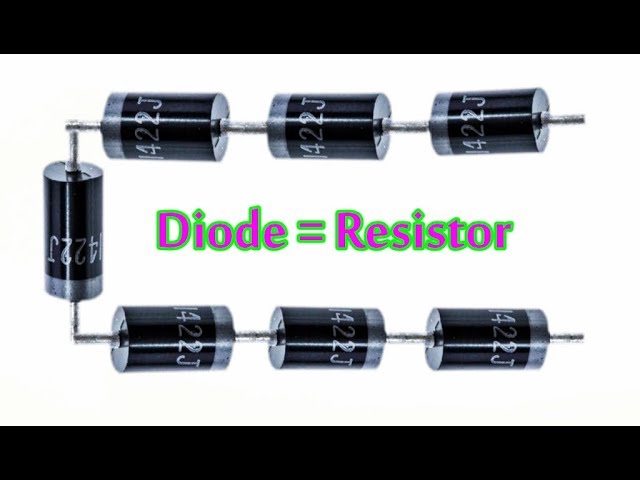 How Diode Work Like A Resistor ??? (Muse See)