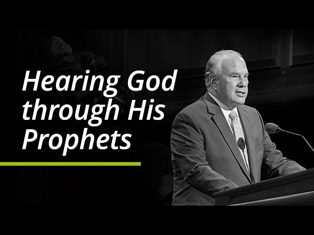 Hearing the Lord through His Prophet | Ronald A. Rasband | Segment