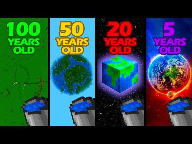 minecraft at different ages - BIG compilation