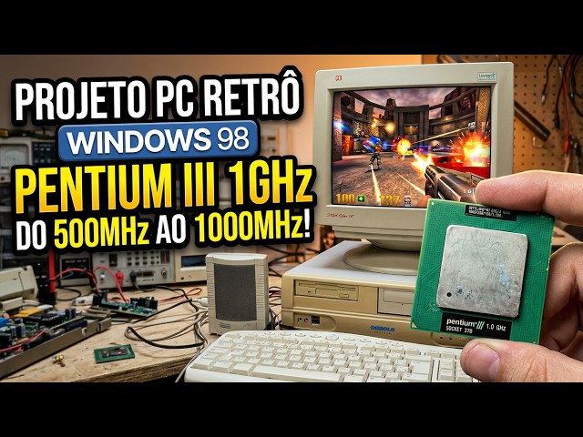 Windows 98 Retro PC Jumped from 500MHz to 1GHz Almost Finished!