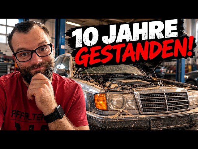 Sitting for 10 years – THIS happens to your Mercedes