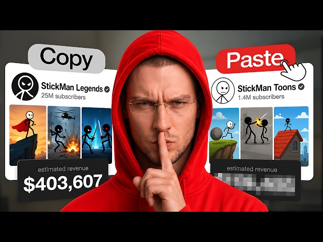 How to Make Stickman Animations and Go Viral in 2 Days with AI