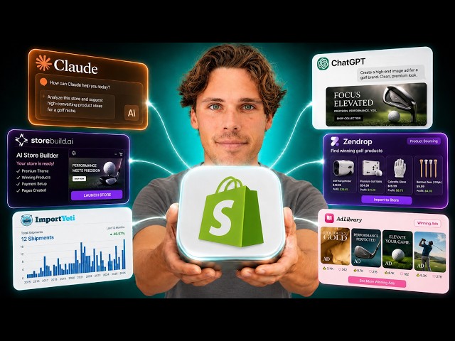 $4.1M Shopify Ai Dropshipping Automation With Claude & Chatgpt (Just Copy Me)