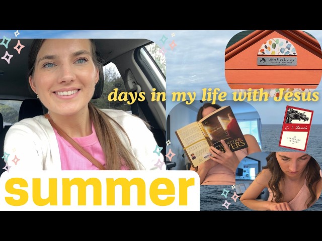 Embracing a Slow Summer 🌿 Christian Reading Vlog