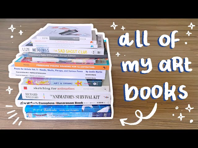 A Tour of My Art Books Collection ๐
