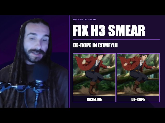 ComfyUI: Fixing MiniMax H3 Motion Smearing with De-RoPE