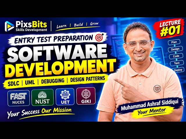 Software Development Complete Lecture | SDLC, UML, Design Patterns | FAST • NUST • UET • GIKI