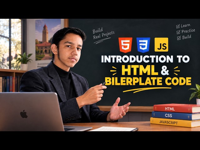 INTRODUCTION OF HTML | BOILERPLATE CODE | WEB DEVELOPMENT COURSE