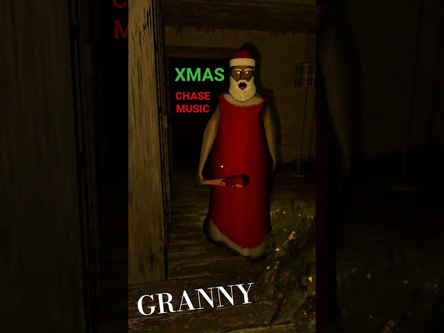 GRANNY XMAS CHASE MUSIC... Granny [V1.8.8] 🎅 #shorts