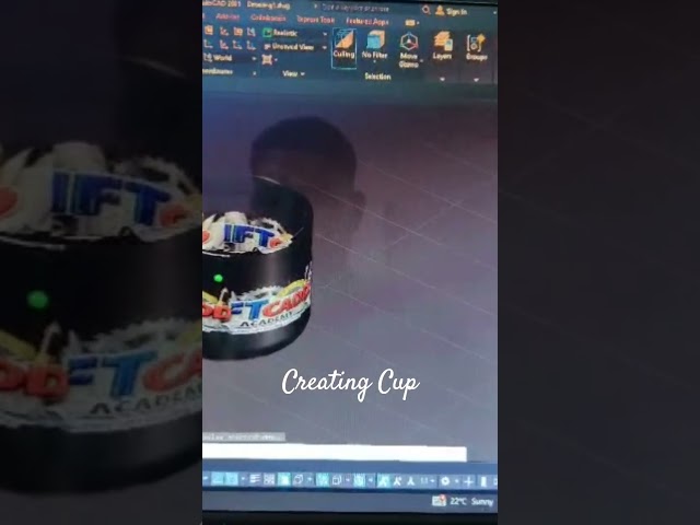 3D Cup in AutoCAD