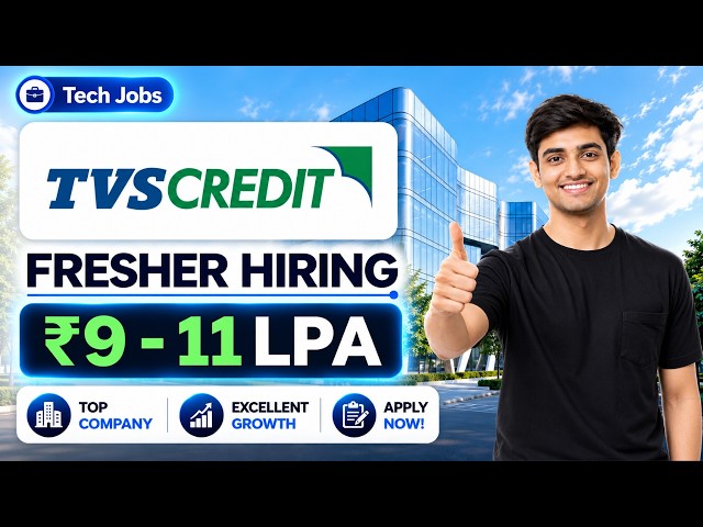 🔥TVS Credit Off-Campus Hiring | Data Scientist + Remote Java Developer | Freshers Apply