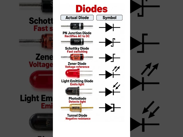 Diodes and their functions