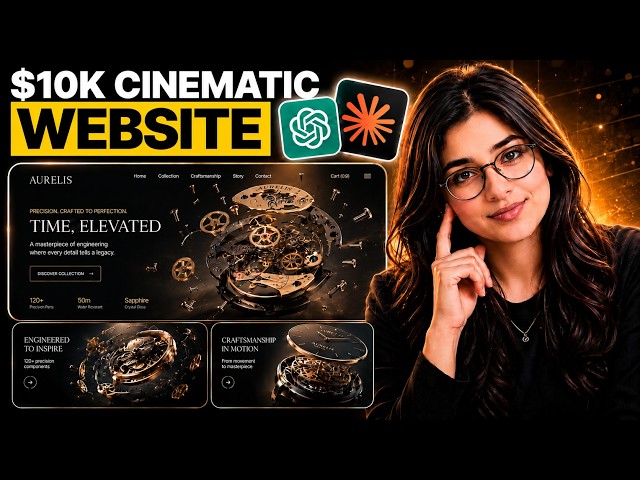Build This $10,000 Cinematic Animated Website With FREE AI | ChatGPT + Claude AI