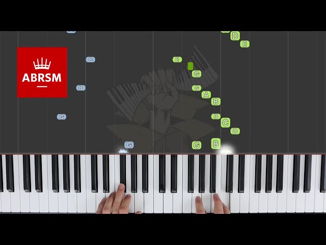Ecossaise in G / ABRSM Piano Grade 2 2021 & 2022, A:3 / Synthesia Piano tutorial