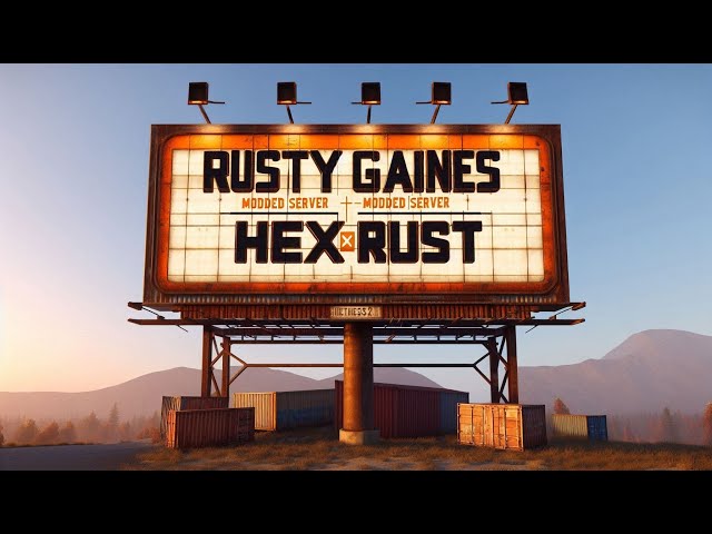 HEX RUST Learning the in's and out's of HEX RUST Modded PVE Server (Episode 1)