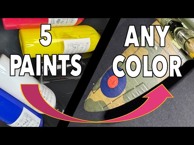 You Don’t Need Model Paint for This… | How to Mix Accurate Model Paint Colours Using Artist Acrylics