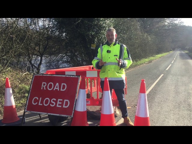 Information about flooding road closures