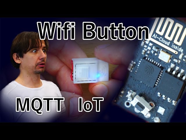The Smallest WiFi Button in the World (ESP8266, MQTT, IFTTT)